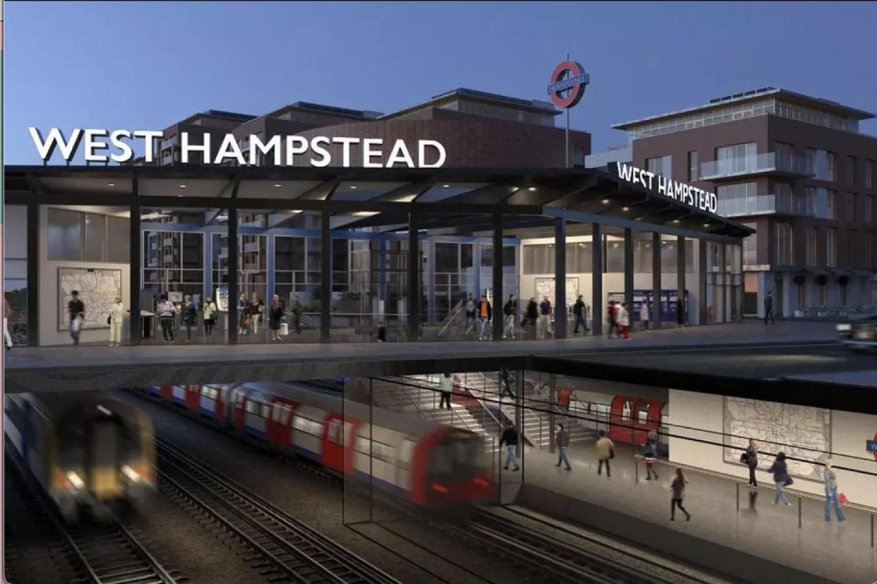 Stunning 3 Bed Duplex Apartment In The Heart Of West Hampstead Лондон Экстерьер фото